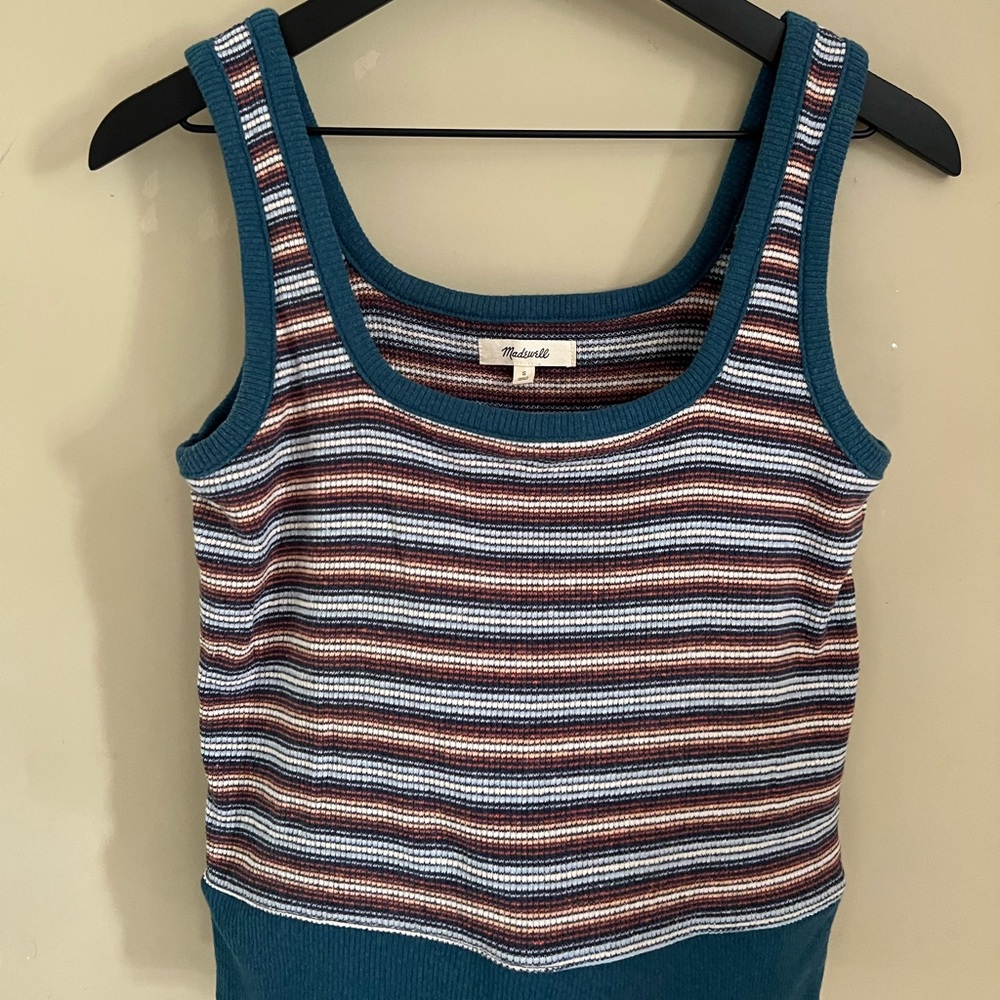 Madewell Multicolor Striped Tank Top